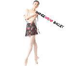 Printed Wrap Chiffon Dancewear Ballet Dress Ballet Skirt